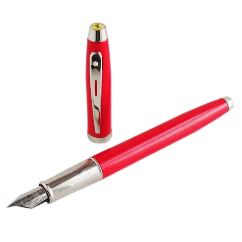 Sheaffer Ferrari 100 Fountain Pen - Red with Chrome Plated Trim