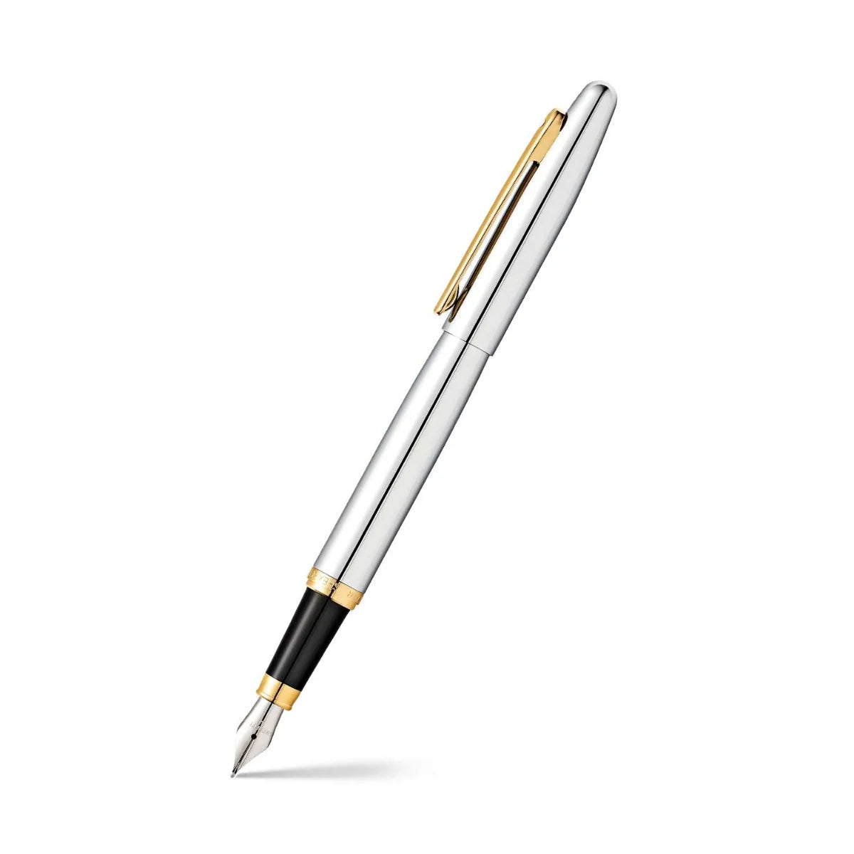 Sheaffer VFM Polished Chrome with Gold Trims Fountain Pen