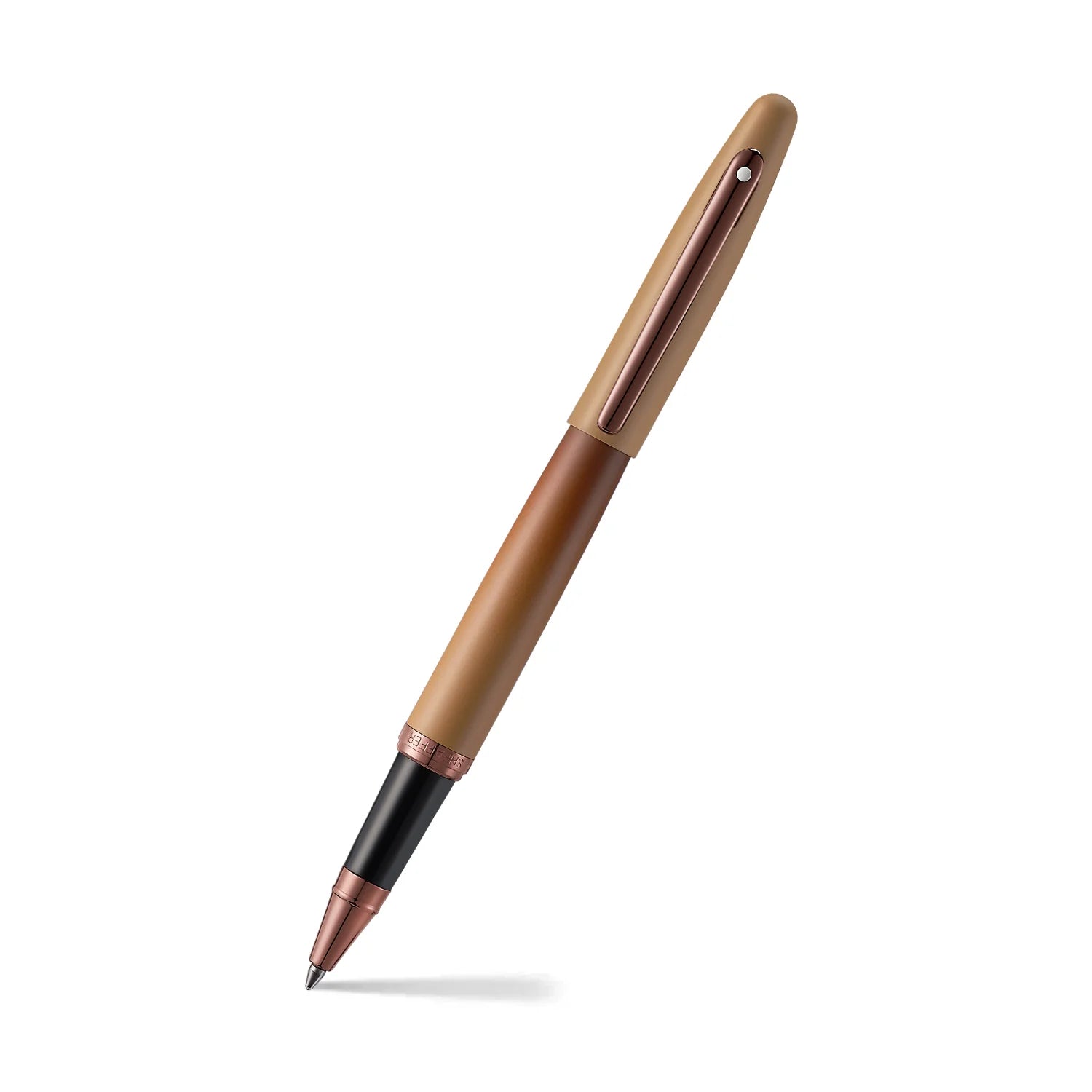 Sheaffer VFM Coffee Edition Matt Brown Rollerball Pen with Regal Brown PVD Trims