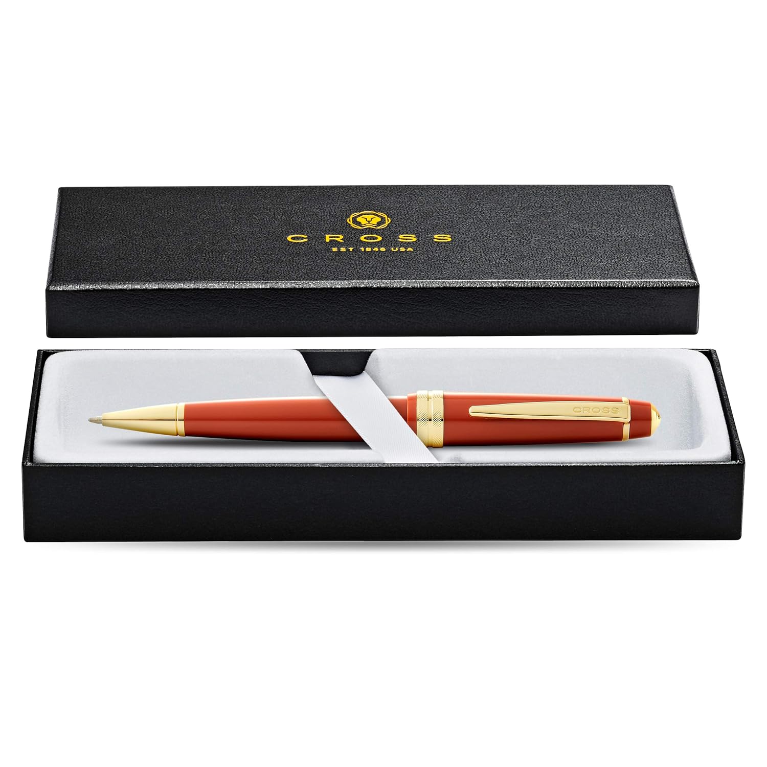 Cross Bailey Light Ballpoint Pen Amber with Gold Trim