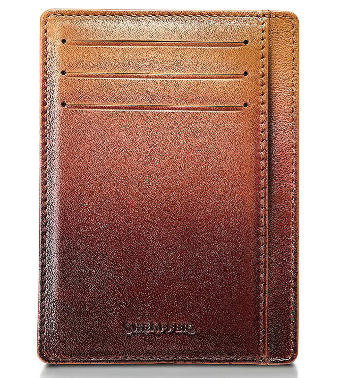 Sheaffer Gift Set VFM Coffee Edition Ballpoint Pen with Brown PVD Trims & Credit Card Holder