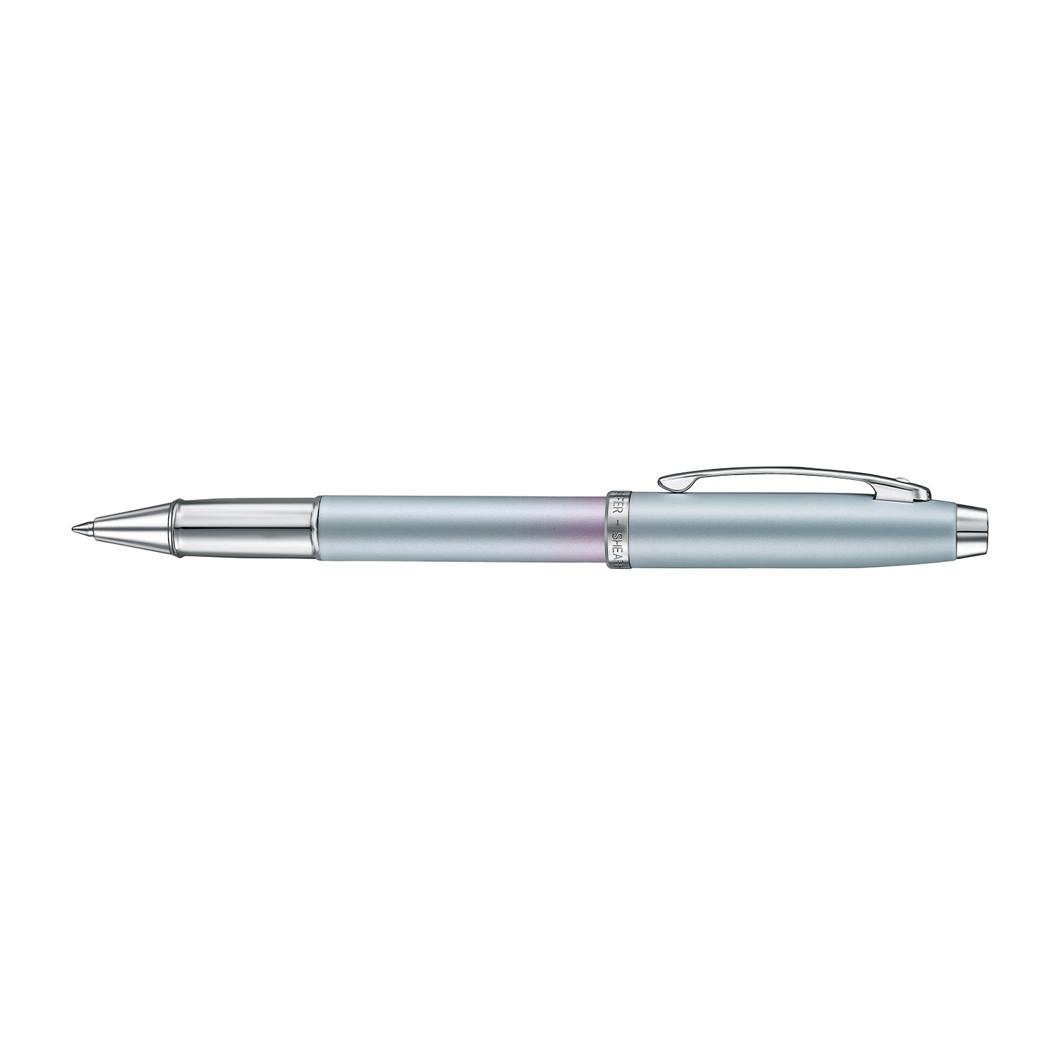 Sheaffer Expressions 100 Blue and Pink Pearlised Gradient Rollerball Pen with Chrome-plated Trims