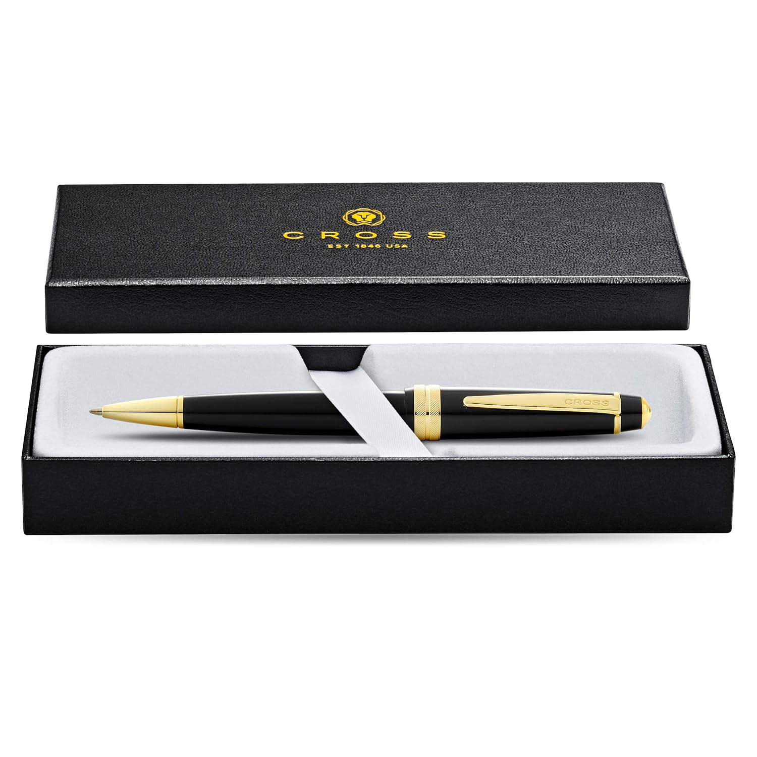Cross Bailey Light Ballpoint Pen Black with Gold Trim