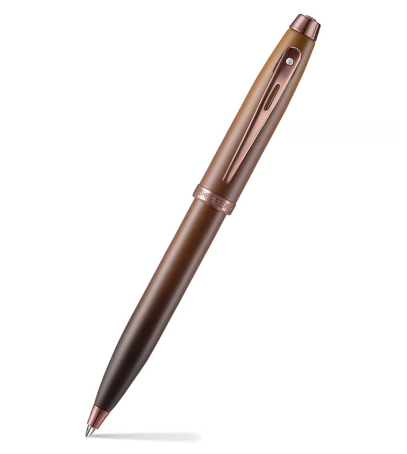 Sheaffer Gift set Coffee Edition Ballpoint Pen with Brown PVD Trims & Credit Card Holder