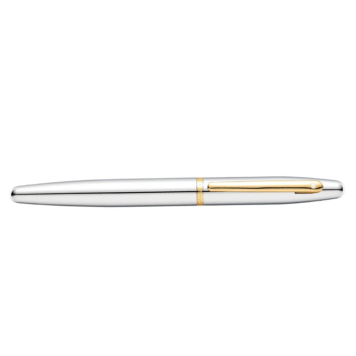 Sheaffer VFM Polished Chrome with Gold Trims Fountain Pen