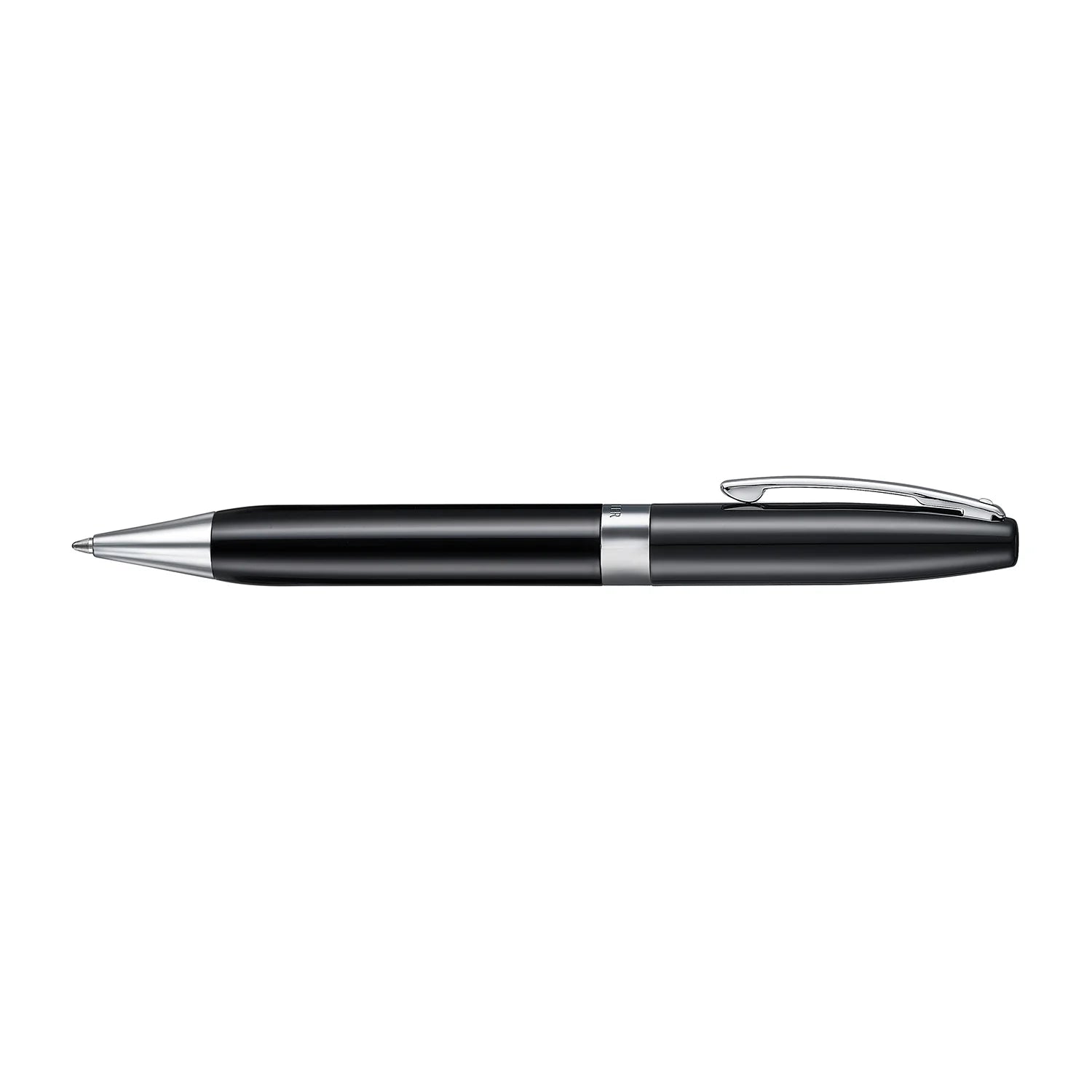 Sheaffer Legacy Glossy Black Ballpoint Pen with Chrome-Plated Trims