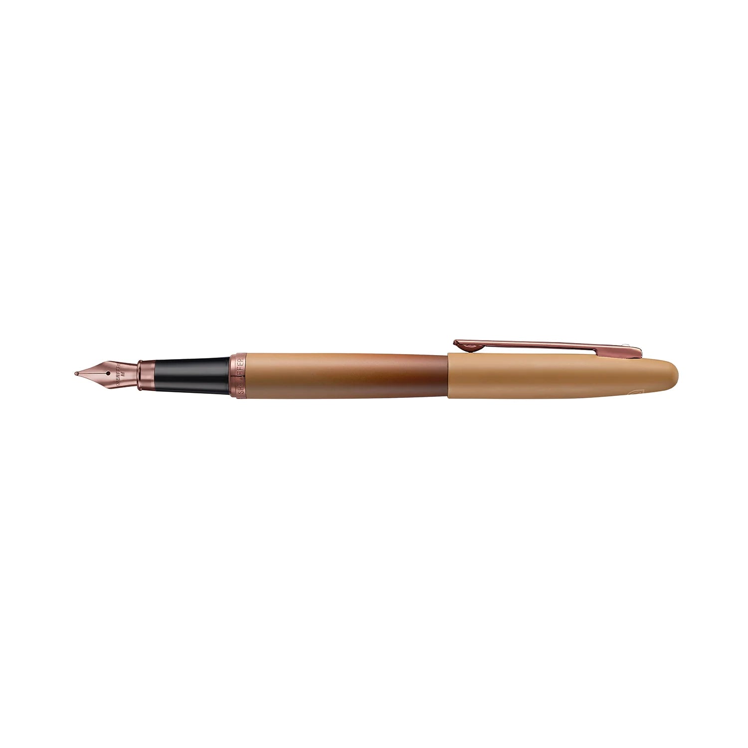 Sheaffer VFM Coffee Edition Matt Brown Fountain Pen with Regal Brown PVD Trims