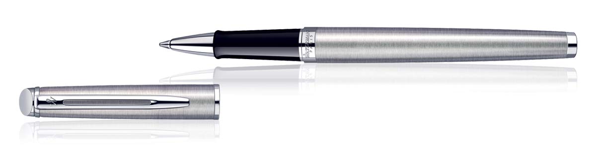 Waterman Hemisphere Rollerball Pen Stainless Steel with Chrome Trim