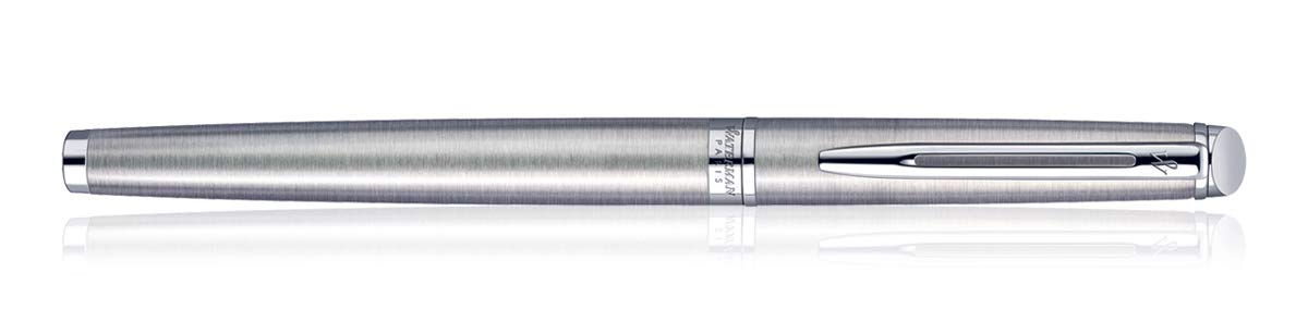Waterman Hemisphere Rollerball Pen Stainless Steel with Chrome Trim