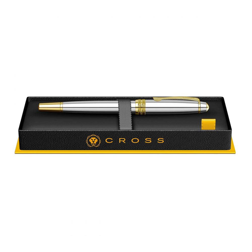 Cross Bailey Fountain Pen Medalist Chrome and Gold