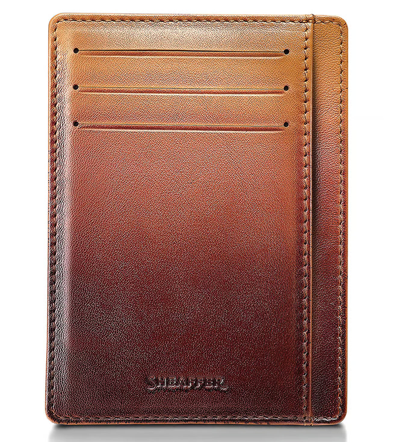 Sheaffer Gift set Coffee Edition Ballpoint Pen with Brown PVD Trims & Credit Card Holder