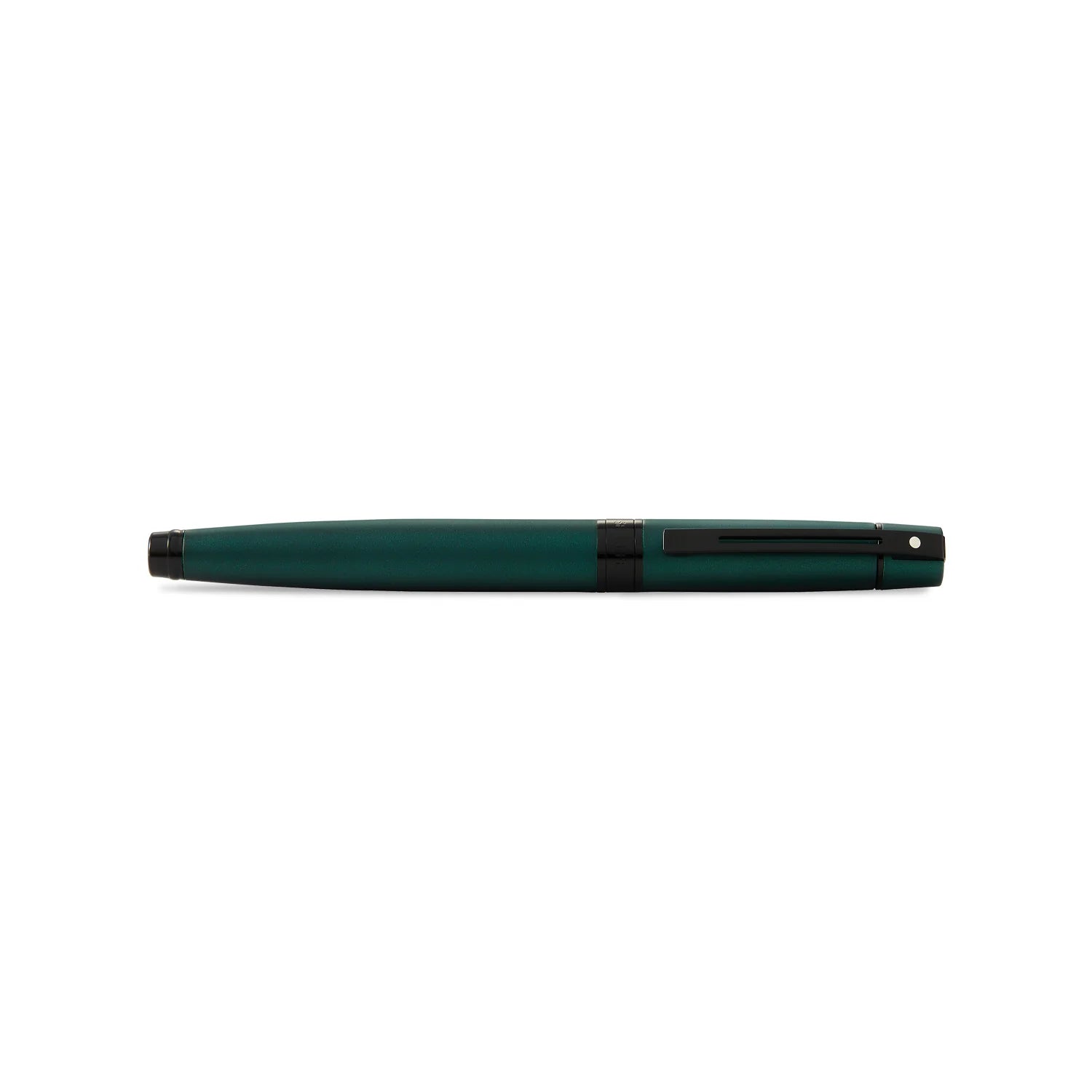 Sheaffer 300 Matte Green Fountain Pen With Black Trims