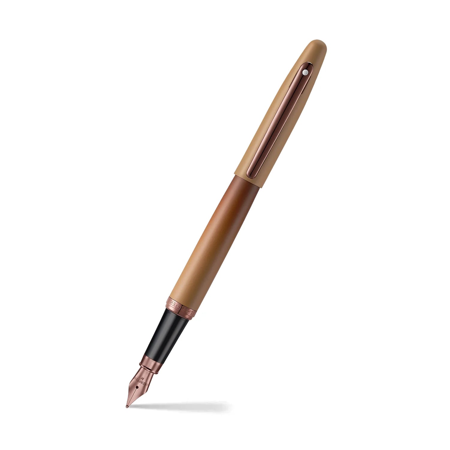 Sheaffer Gift Set VFM Coffee Edition Fountain Pen with 3 Ink Vials