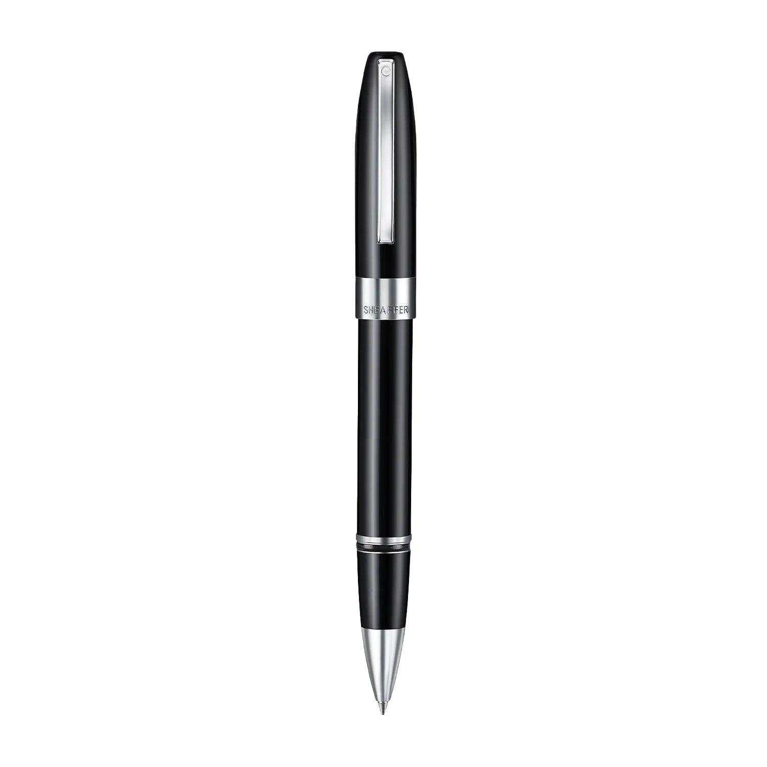 Sheaffer Legacy Glossy Black Rollerball Pen with Chrome-Plated Trims