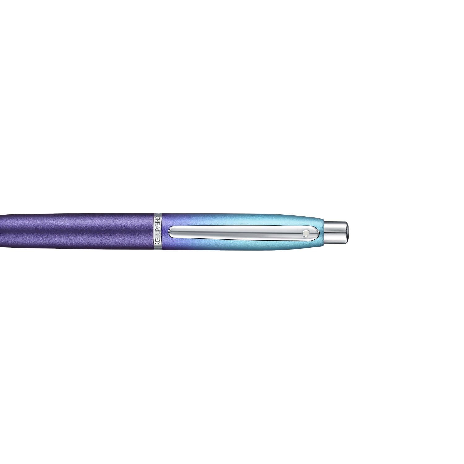 Sheaffer Expressions VFM Blue and Purple Pearlised Gradient Ballpoint Pen with Chrome-Plated Trims