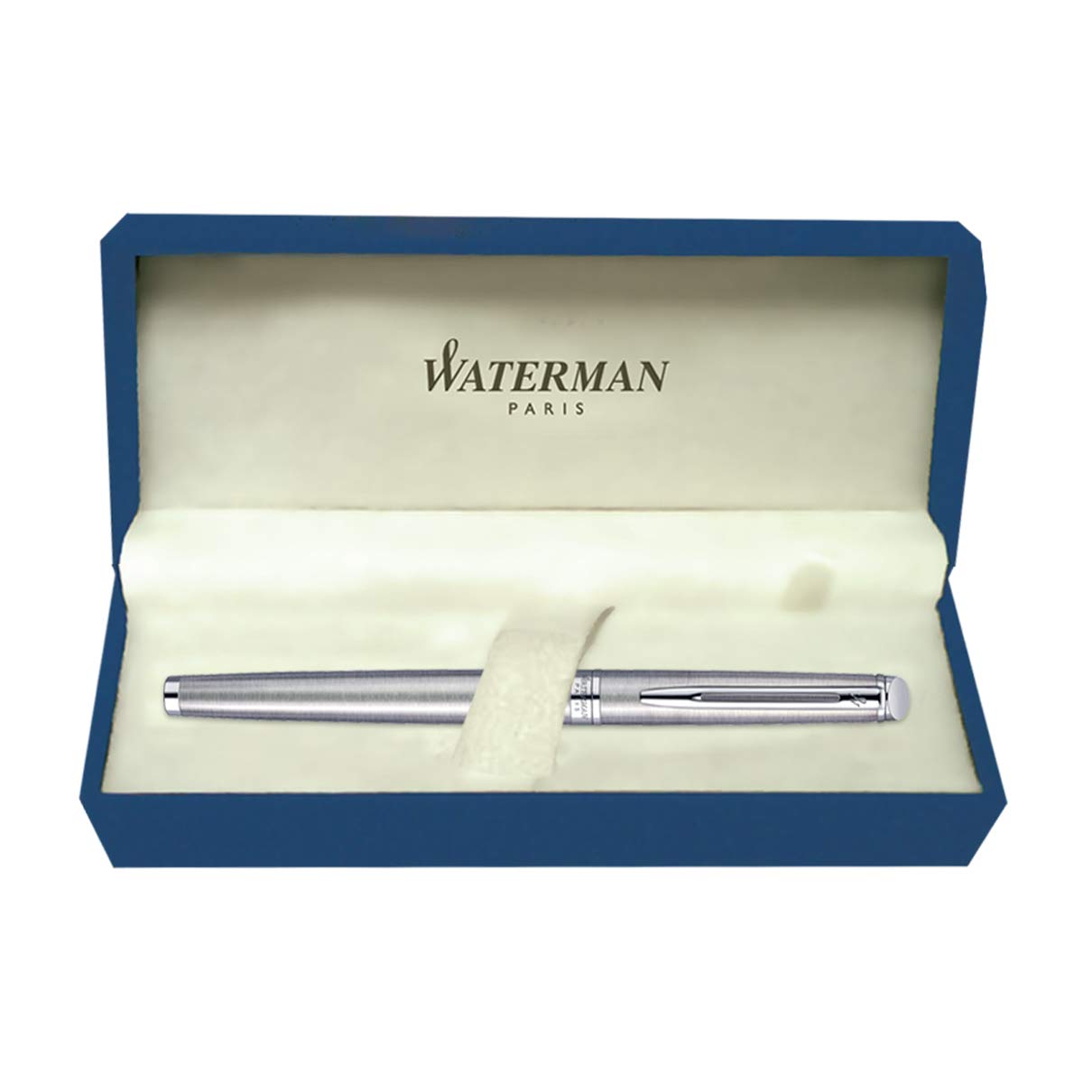 Waterman Hemisphere Rollerball Pen Stainless Steel with Chrome Trim