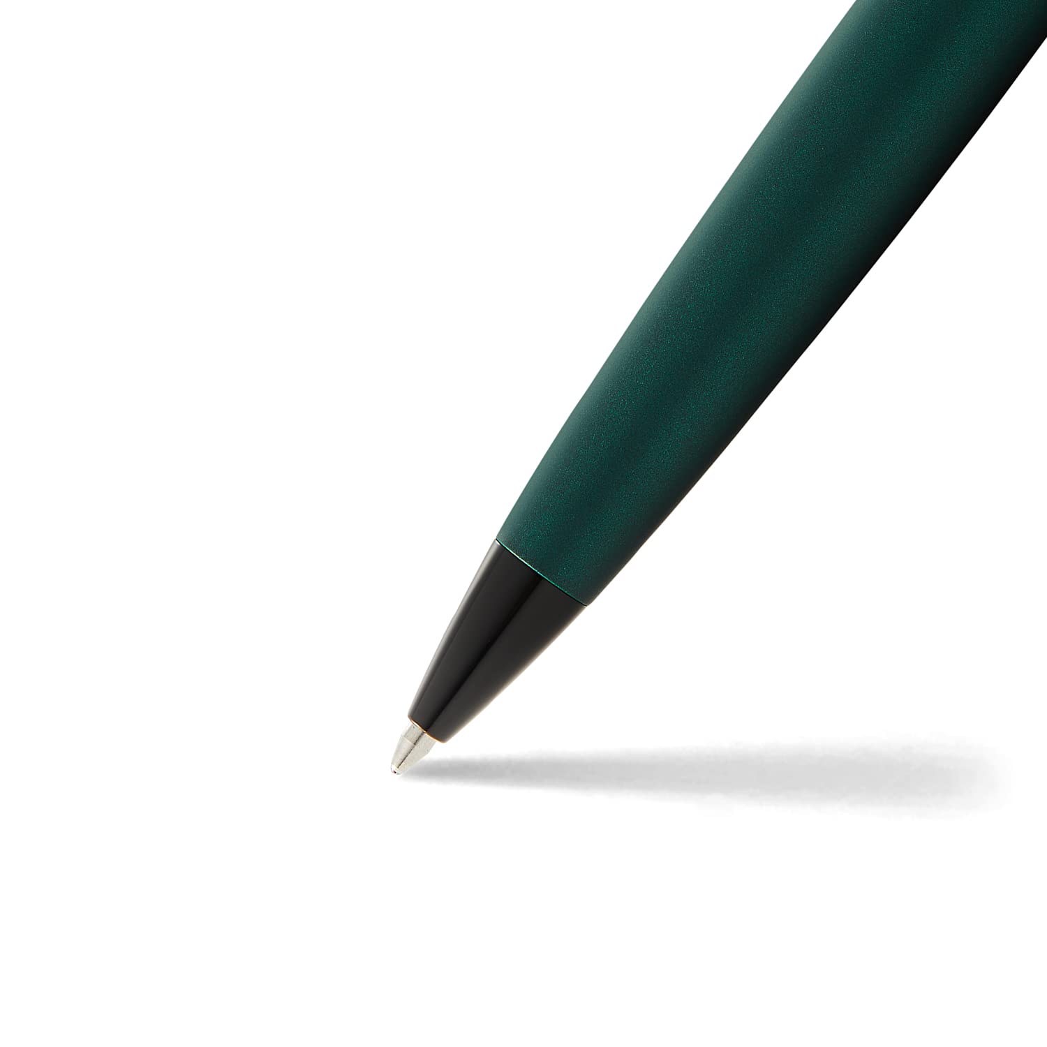 Sheaffer 300 Ballpoint Pen Matte Green Lacquer with Polished Black Trim