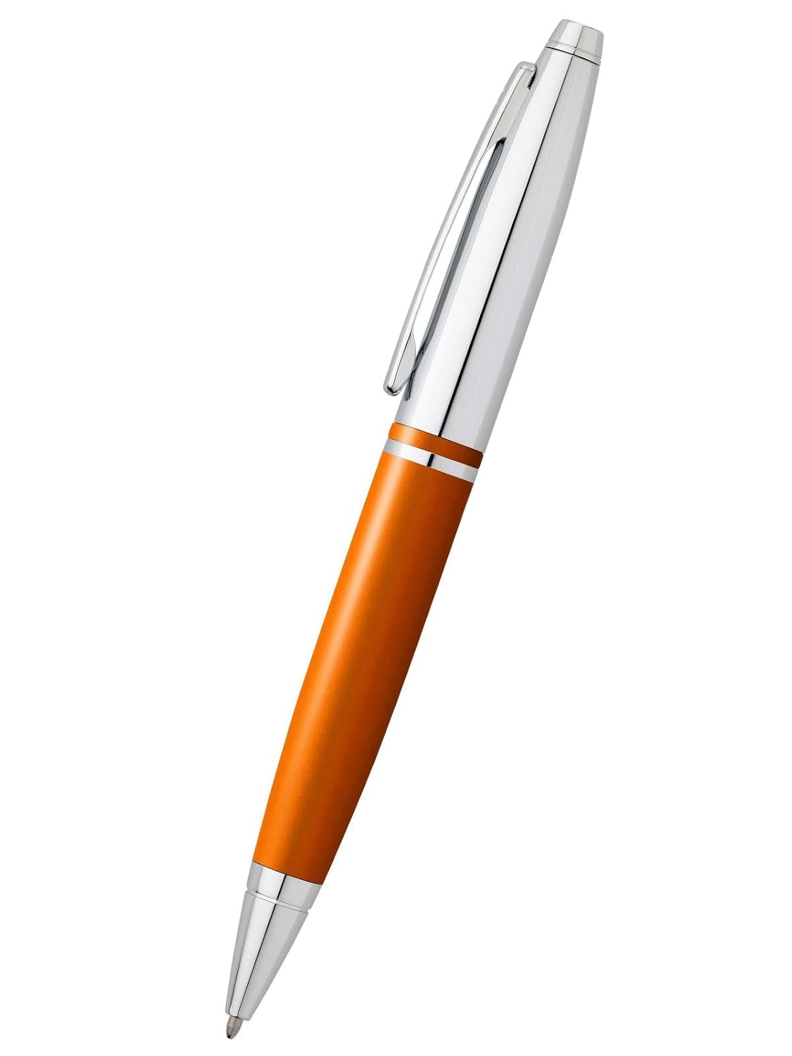 Cross Calais Metallic Exuberance Orange Lacquer with Polished Chrome Appointments Ballpoint Pen