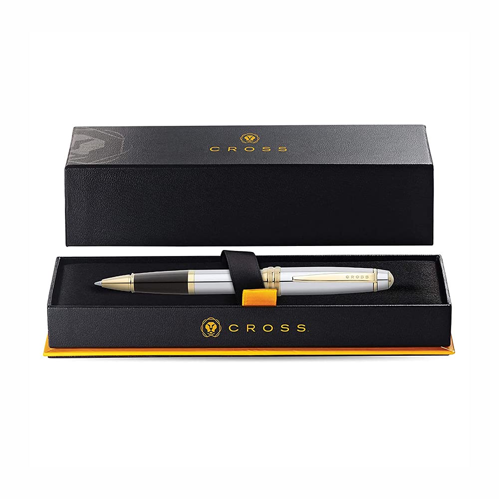 Cross Bailey Selectip Rollerball Pen Medalist Chrome and Gold