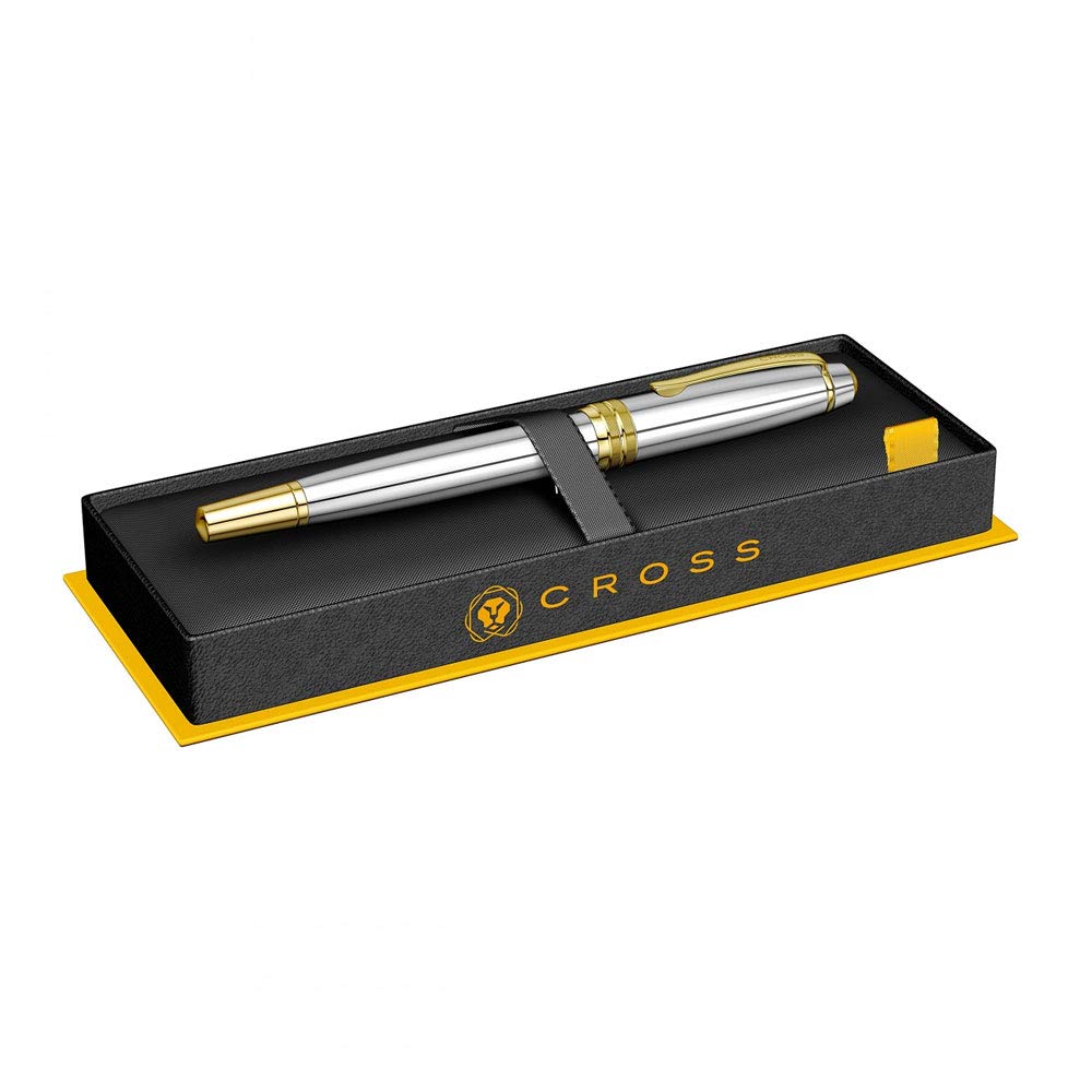 Cross Bailey Fountain Pen Medalist Chrome and Gold