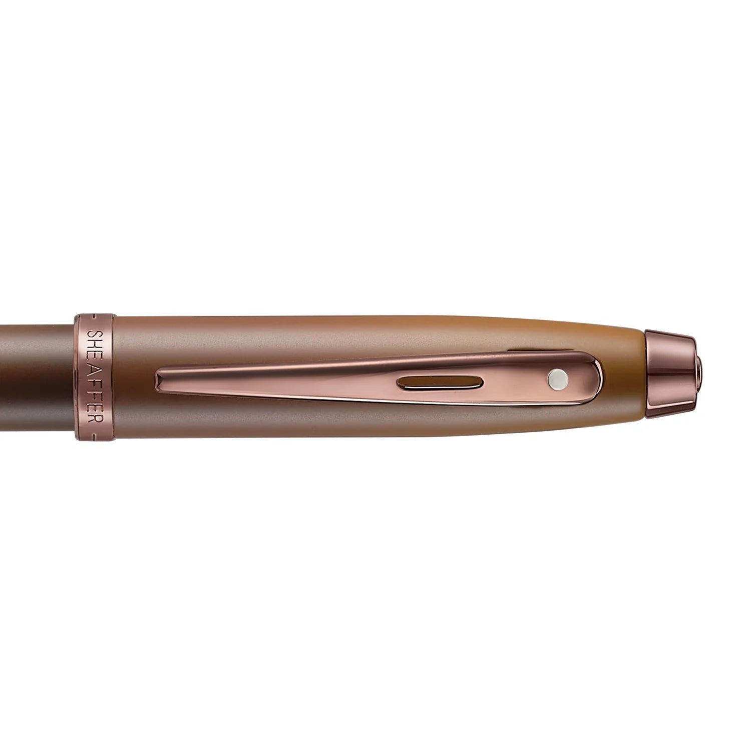 Sheaffer 100 Coffee Edition Matt Brown Rollerball Pen with Regal Brown PVD Trims