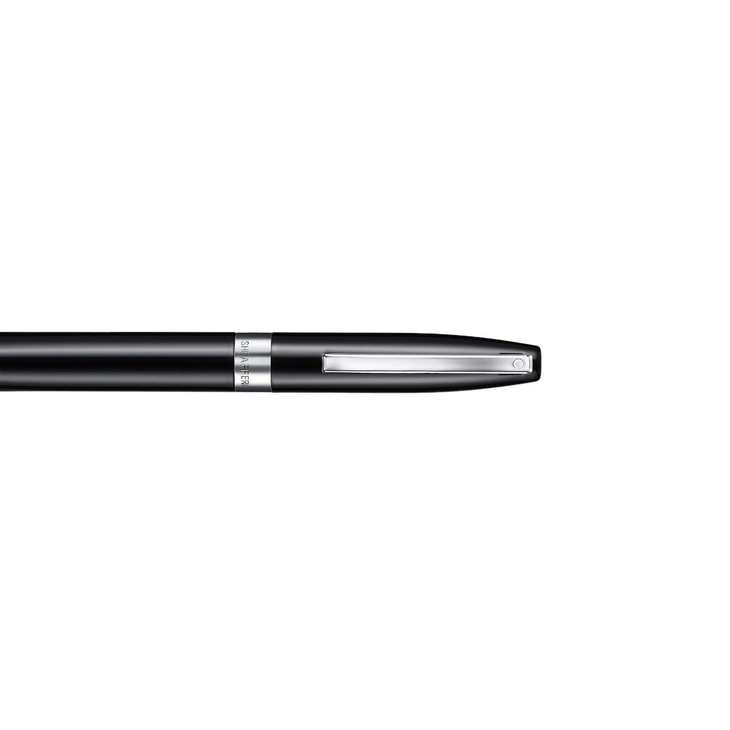 Sheaffer Legacy Glossy Black Ballpoint Pen with Chrome-Plated Trims