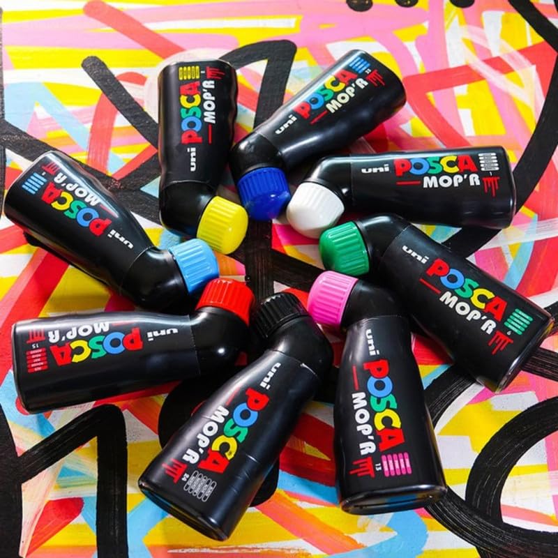 POSCA Uni-Ball MOP’R PCM-22 Multi Surface 3-19 mm Round Tip Paint Marker