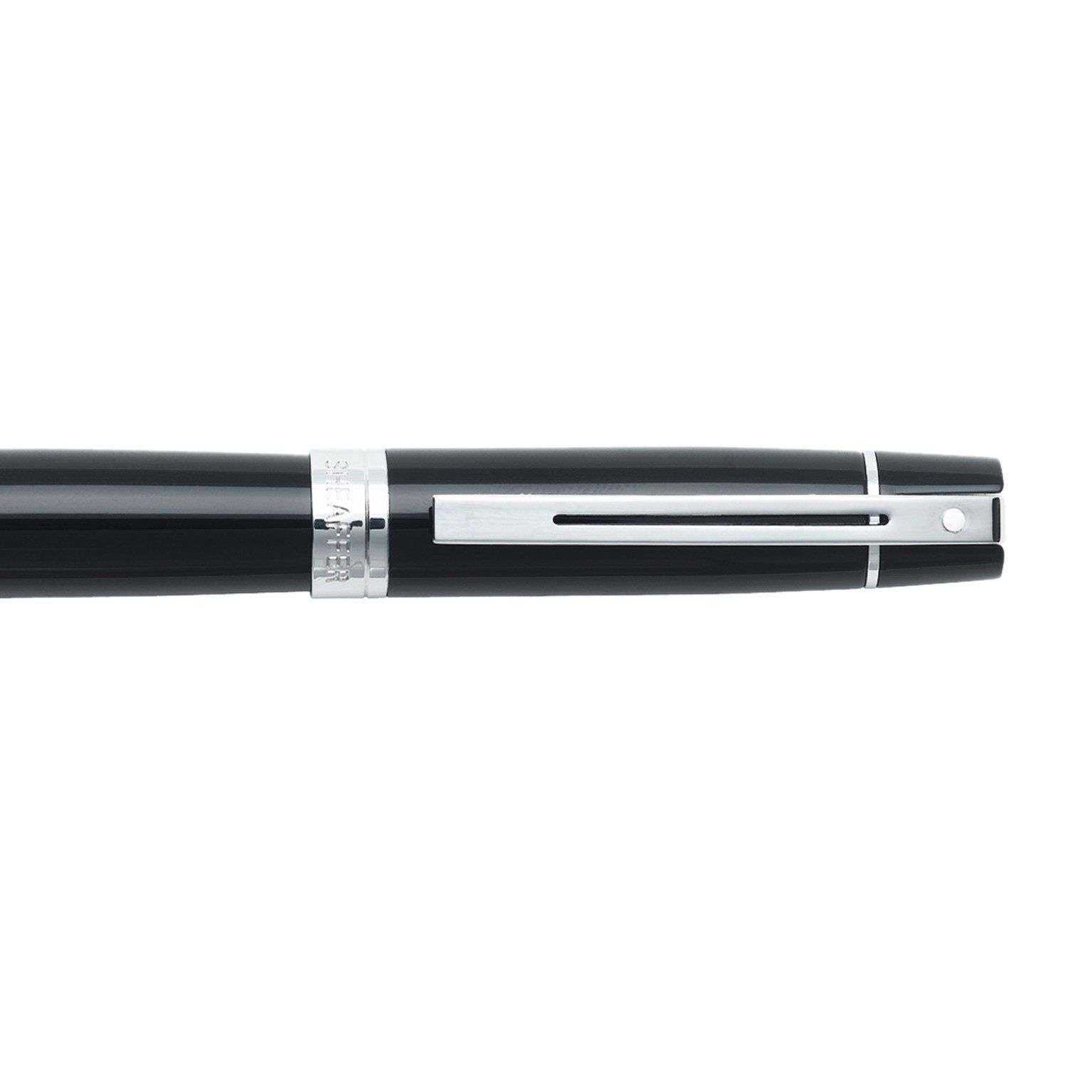 Sheaffer 300 Rollerball Pen Glossy Black with Chrome Trim