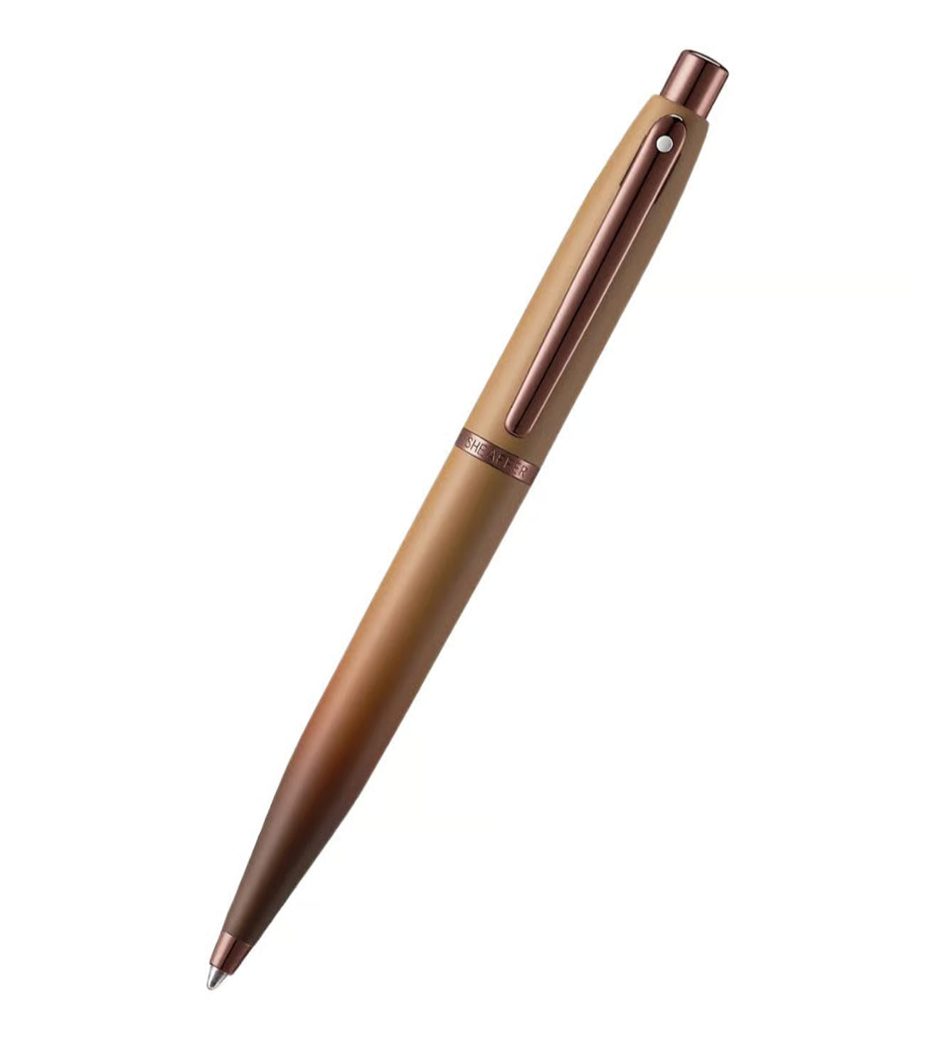 Sheaffer Gift Set Brown VFM Coffee Edition Phase 3 Ballpoint Pen With Pen Pouch
