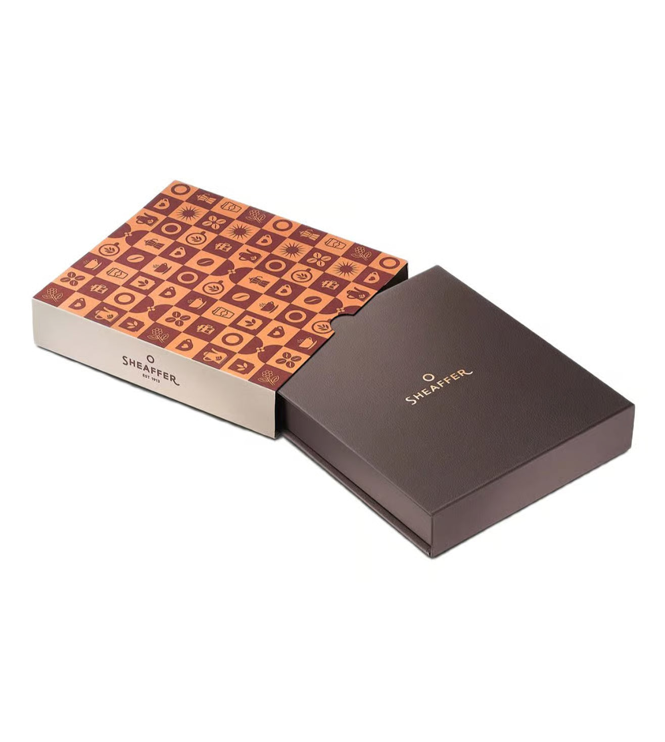 Sheaffer Gift Set Brown VFM Coffee Edition Phase 3 Ballpoint Pen With Pen Pouch