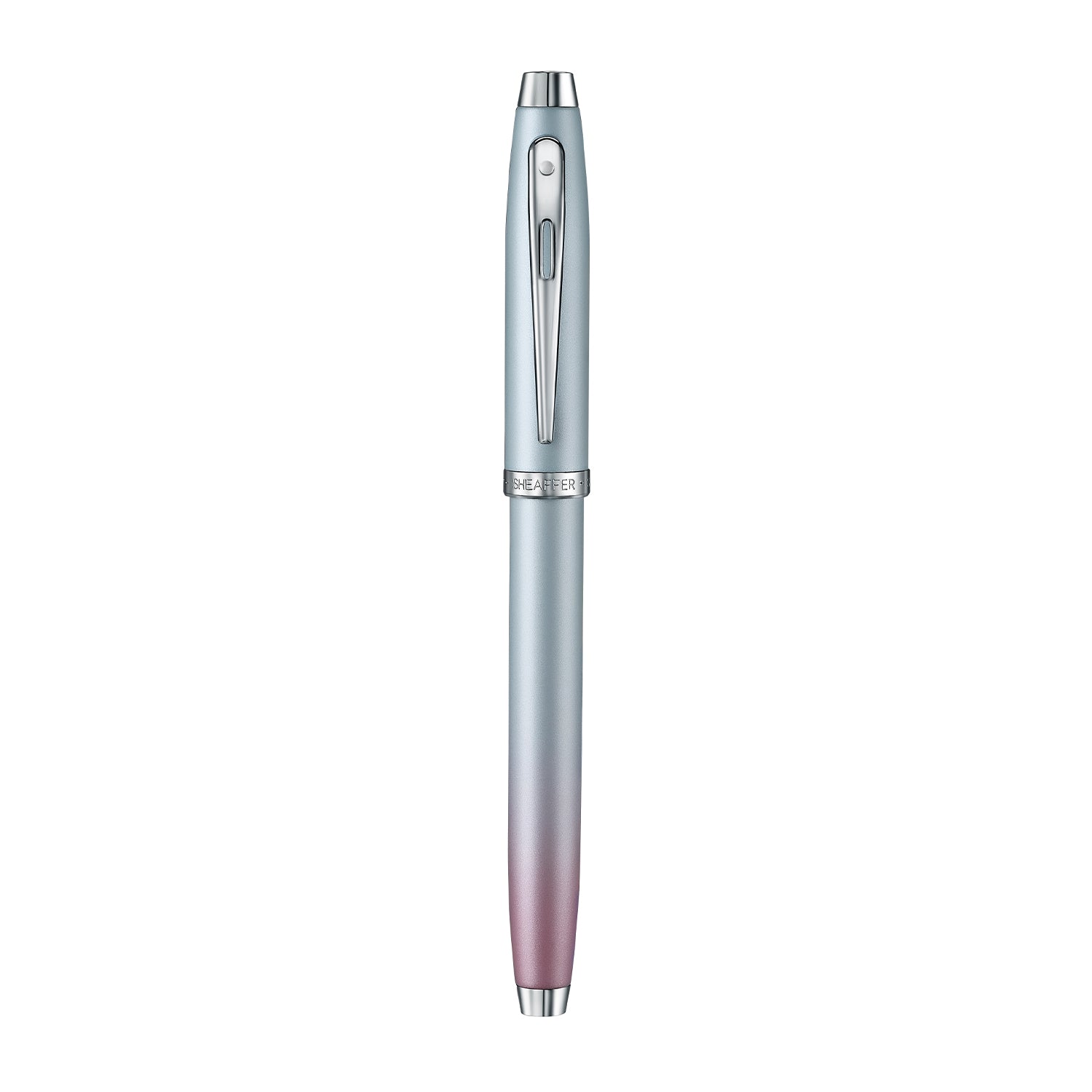 Sheaffer Expressions 100 Blue and Pink Pearlised Gradient Fountain Pen with Chrome-plated Trims