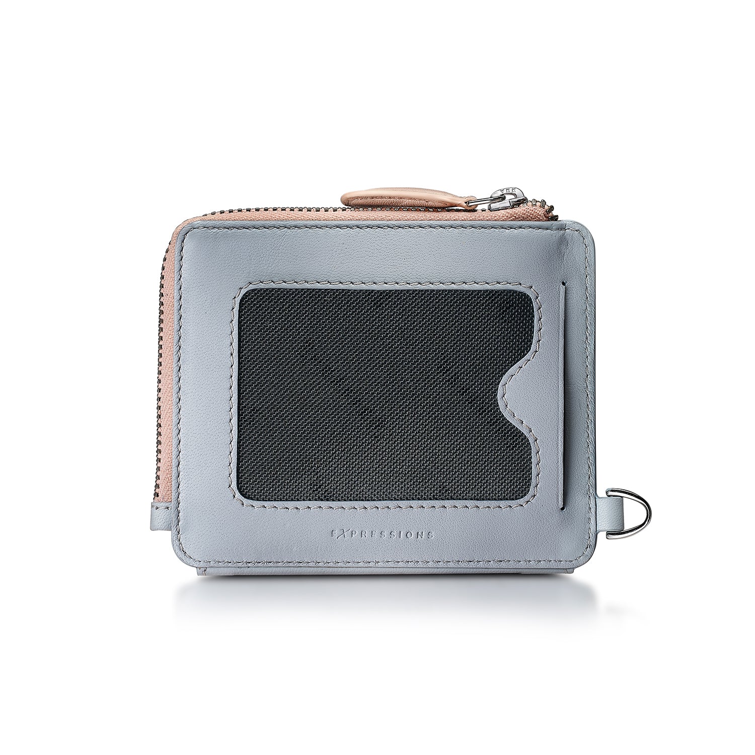 Sheaffer Expressions Gift Set 100 Blue and Pink Pearlised Gradient Ballpoint Pen with Chrome-plated Trims and Genuine Leather Wallet