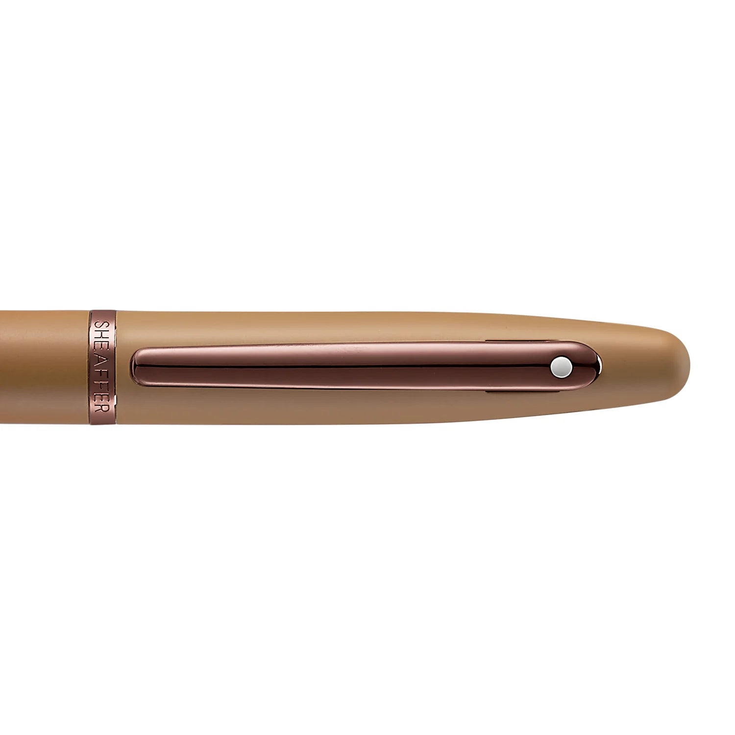 Sheaffer VFM Coffee Edition Matt Brown Fountain Pen with Regal Brown PVD Trims