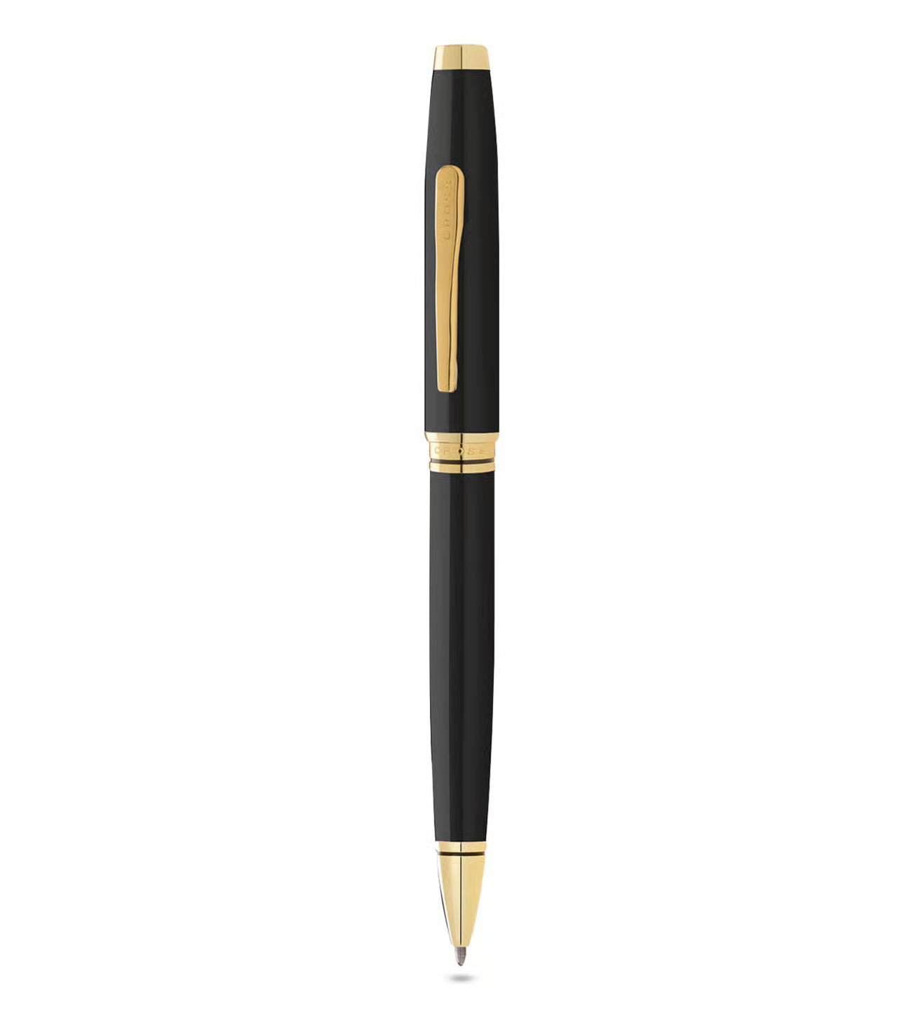 Cross Gift Set Black Coventry Lacquer Gold Ball Point Pen and Journal