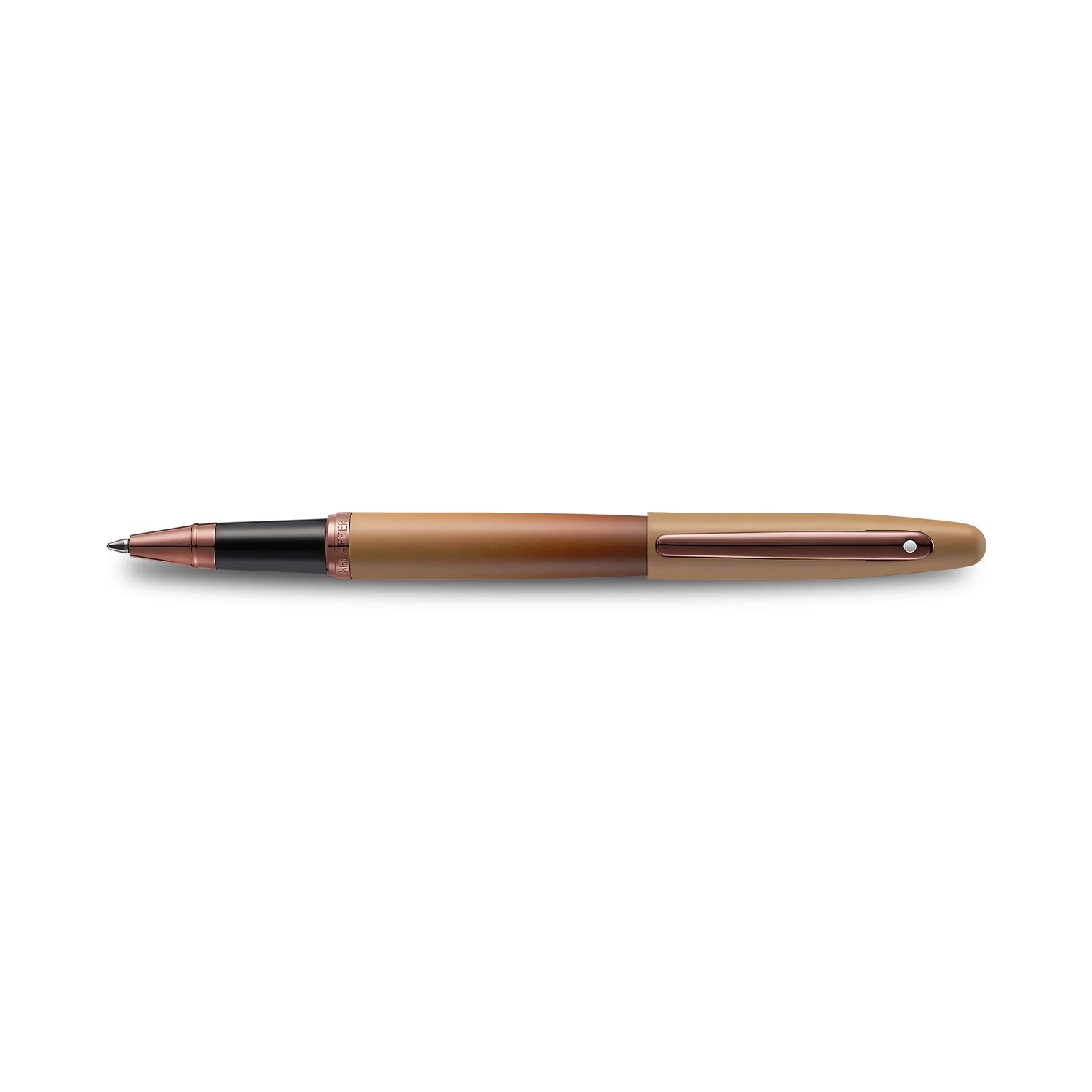 Sheaffer VFM Coffee Edition Matt Brown Rollerball Pen with Regal Brown PVD Trims