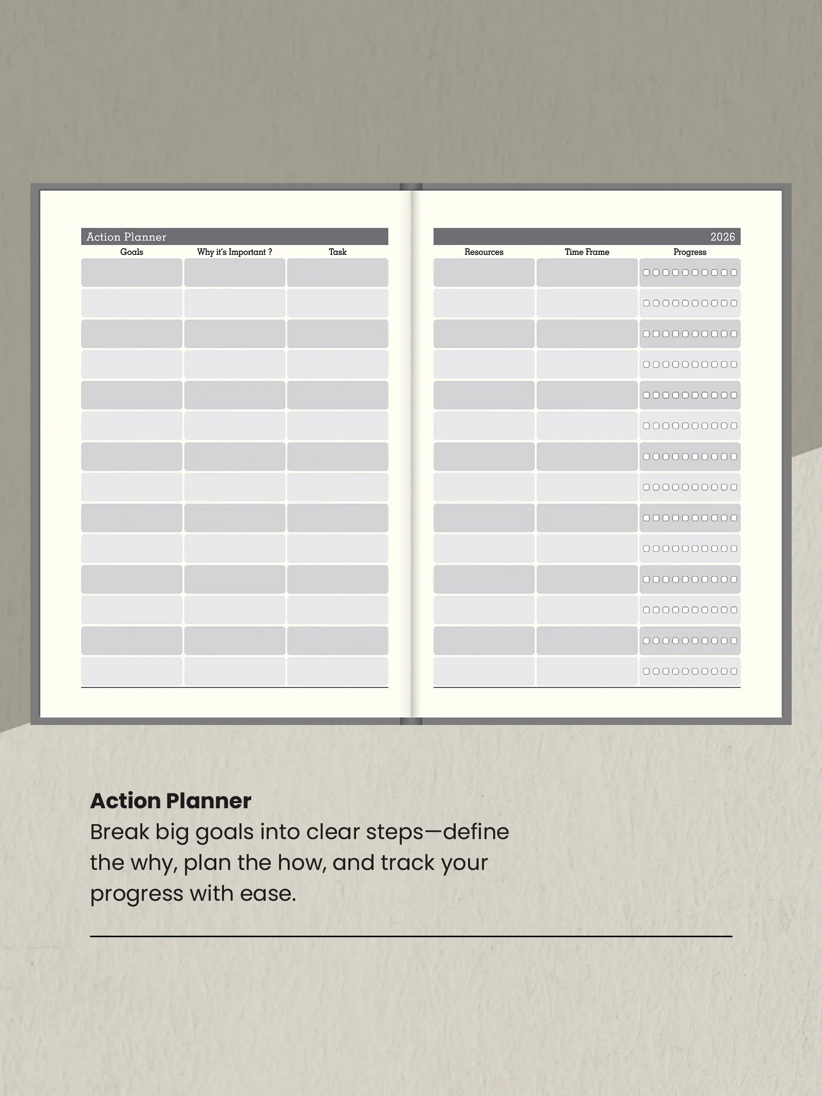 Scholar New Year Diary 2026 – Essential