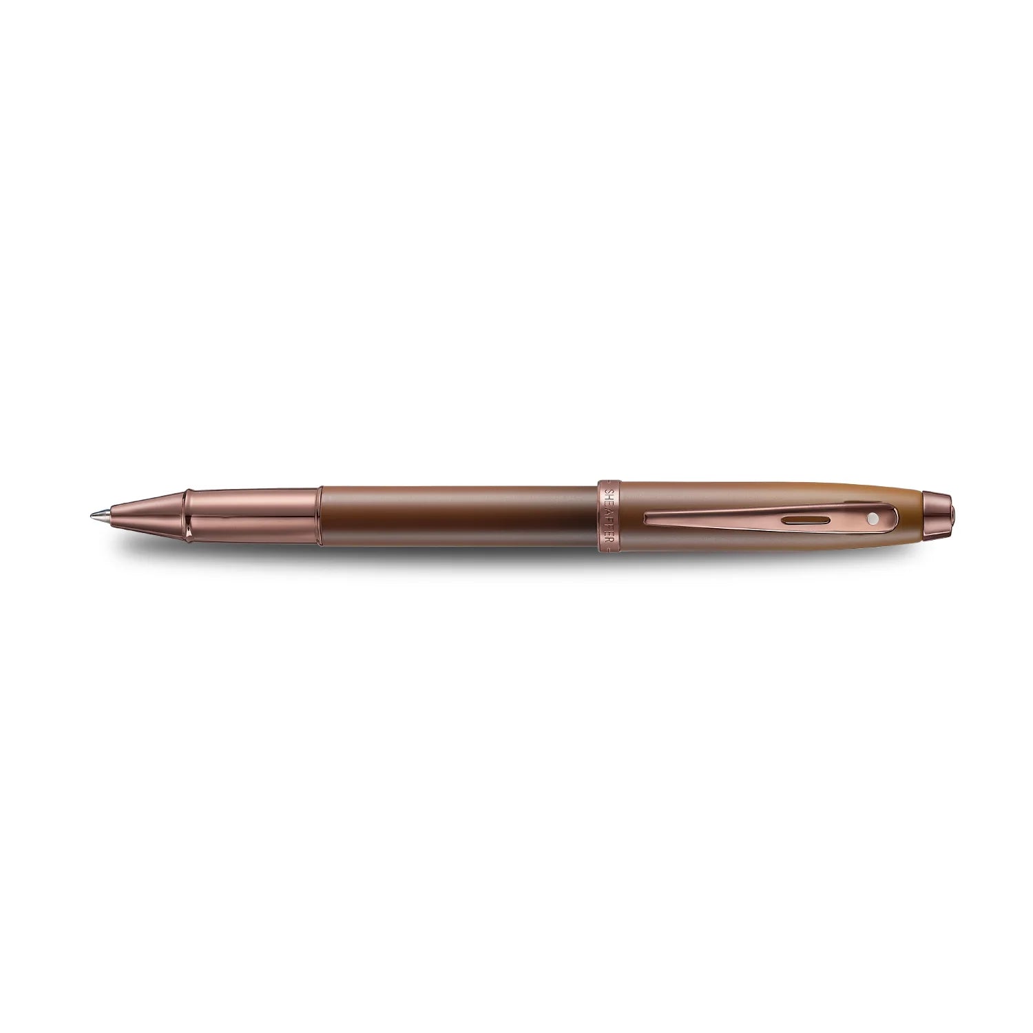 Sheaffer 100 Coffee Edition Matt Brown Rollerball Pen with Regal Brown PVD Trims