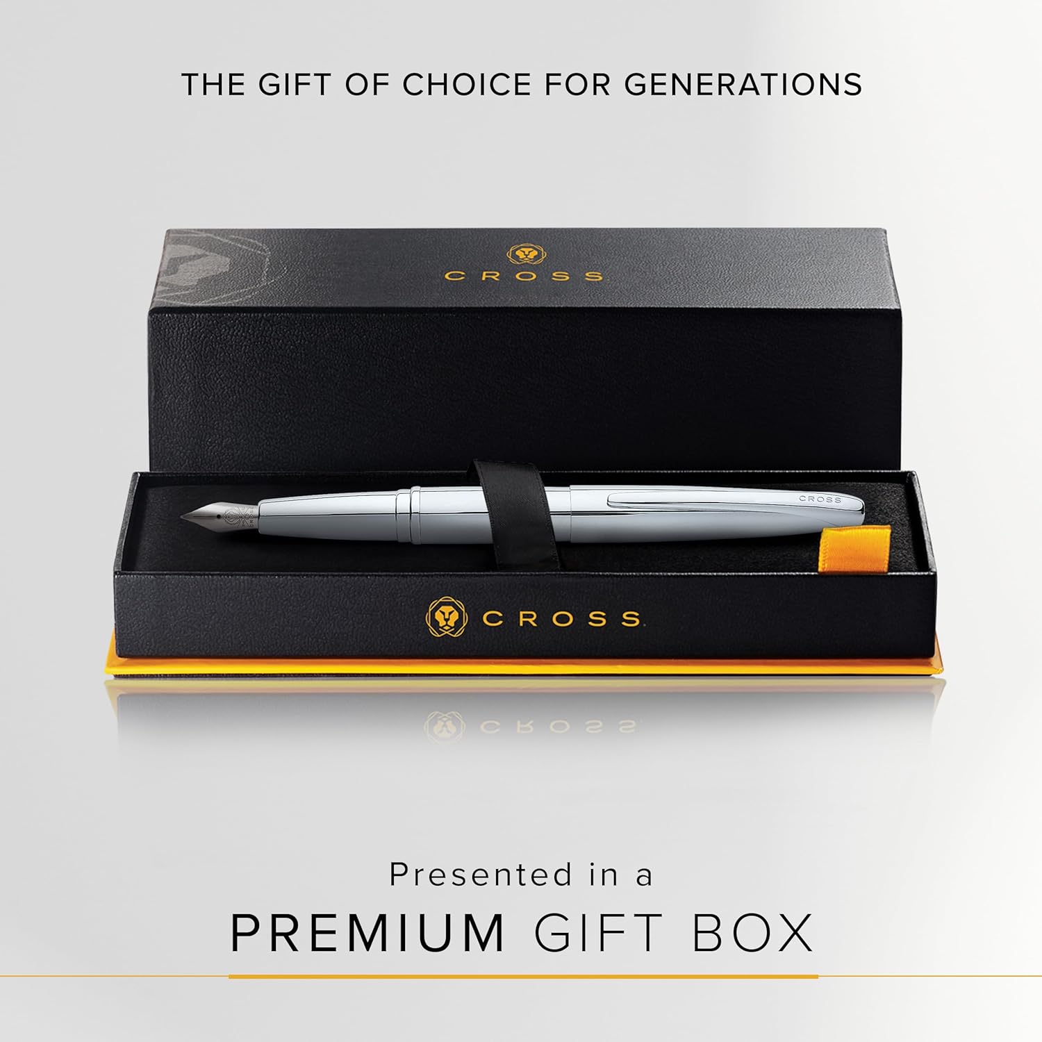 Cross ATX Fountain Pen Pure Chrome