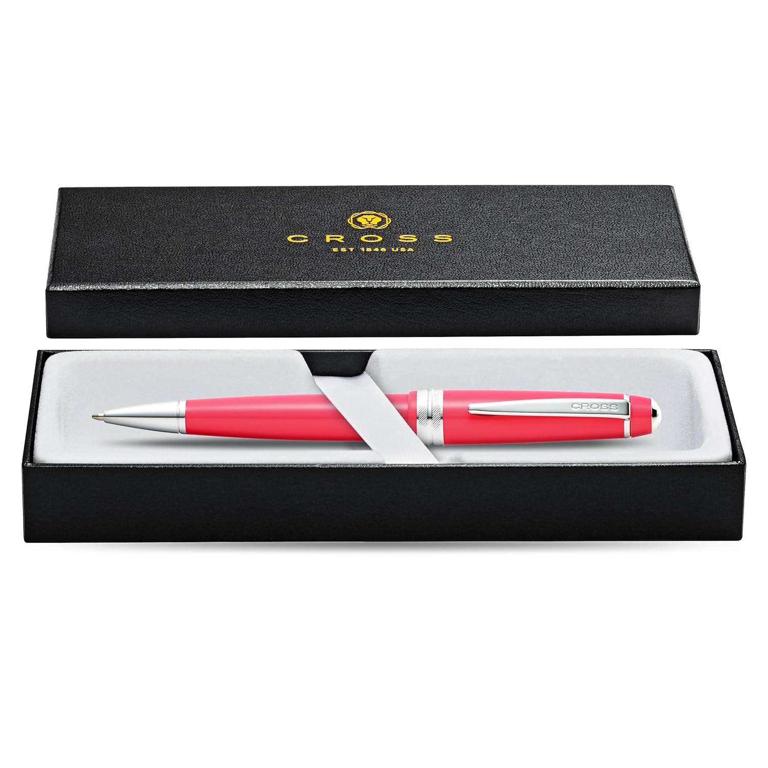 Cross Bailey Light Ballpoint Pen Red with Chrome Trim