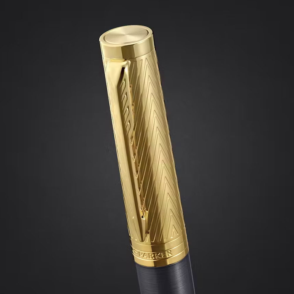 Parker Ingenuity Pioneers Collection Rollerball Pen Grey with Gold Trim