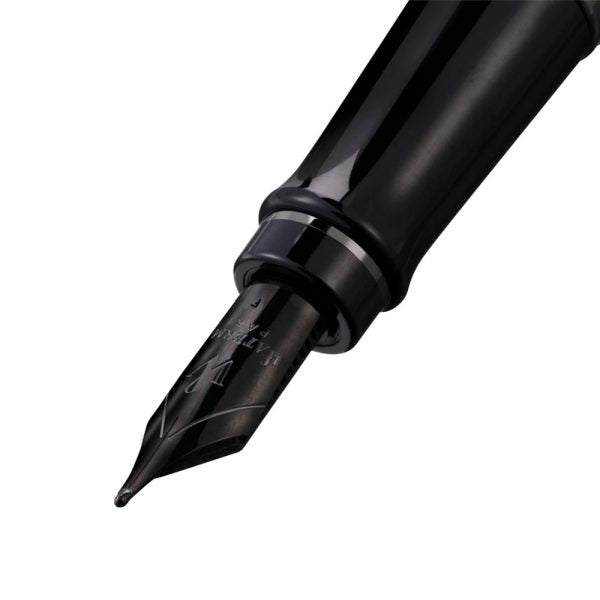 Waterman Expert Metallic Silver with Ruthenium Trim Fountain Pen