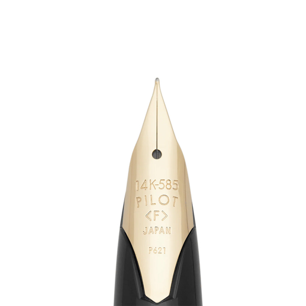 Pilot Elite 95s Black Resin with GT Fountain Pen – 14Kt Gold Nib