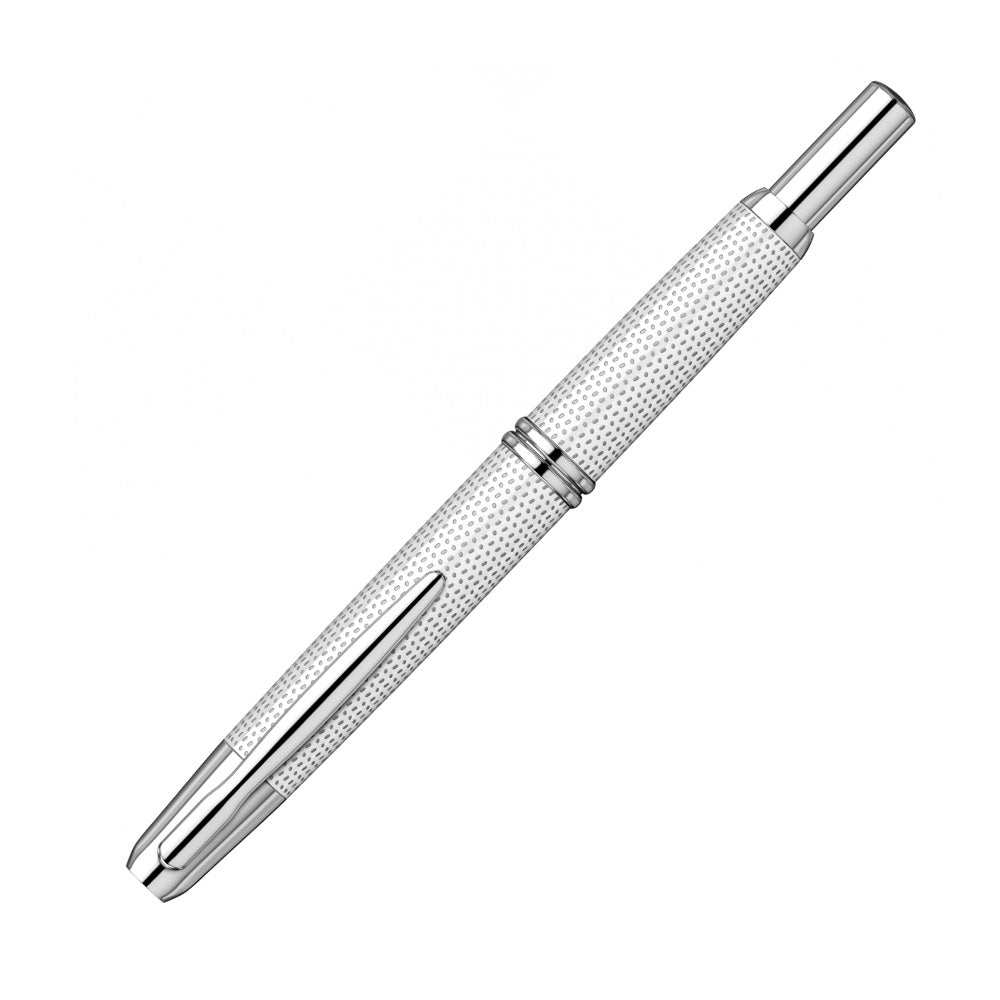 Pilot Capless Rhodium Trim Fountain Pen – 18Kt Rhodium Gold Nib