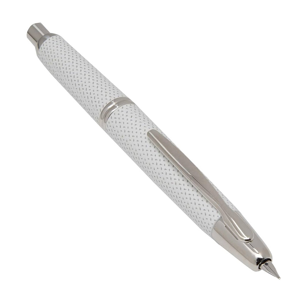 Pilot Capless Rhodium Trim Fountain Pen – 18Kt Rhodium Gold Nib