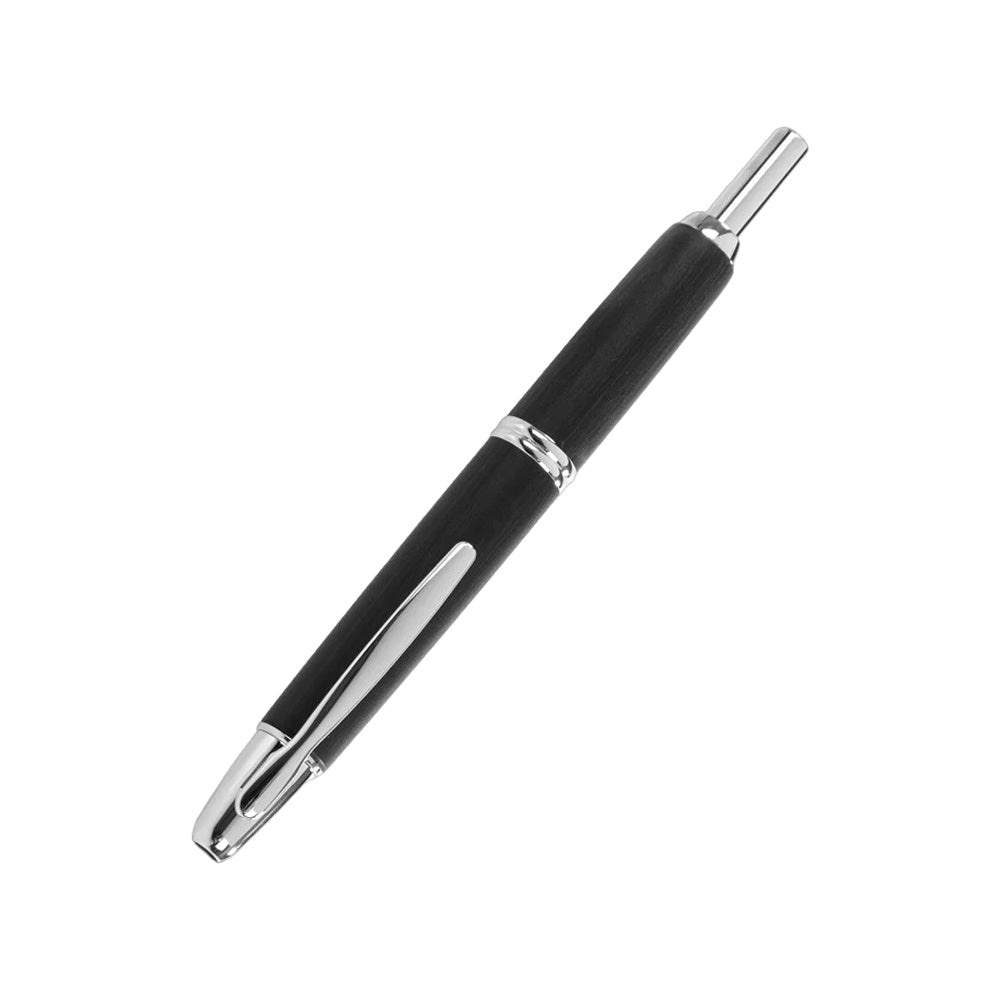 Pilot Capless Rhodium Trim Fountain Pen – 18Kt Rhodium Gold Nib