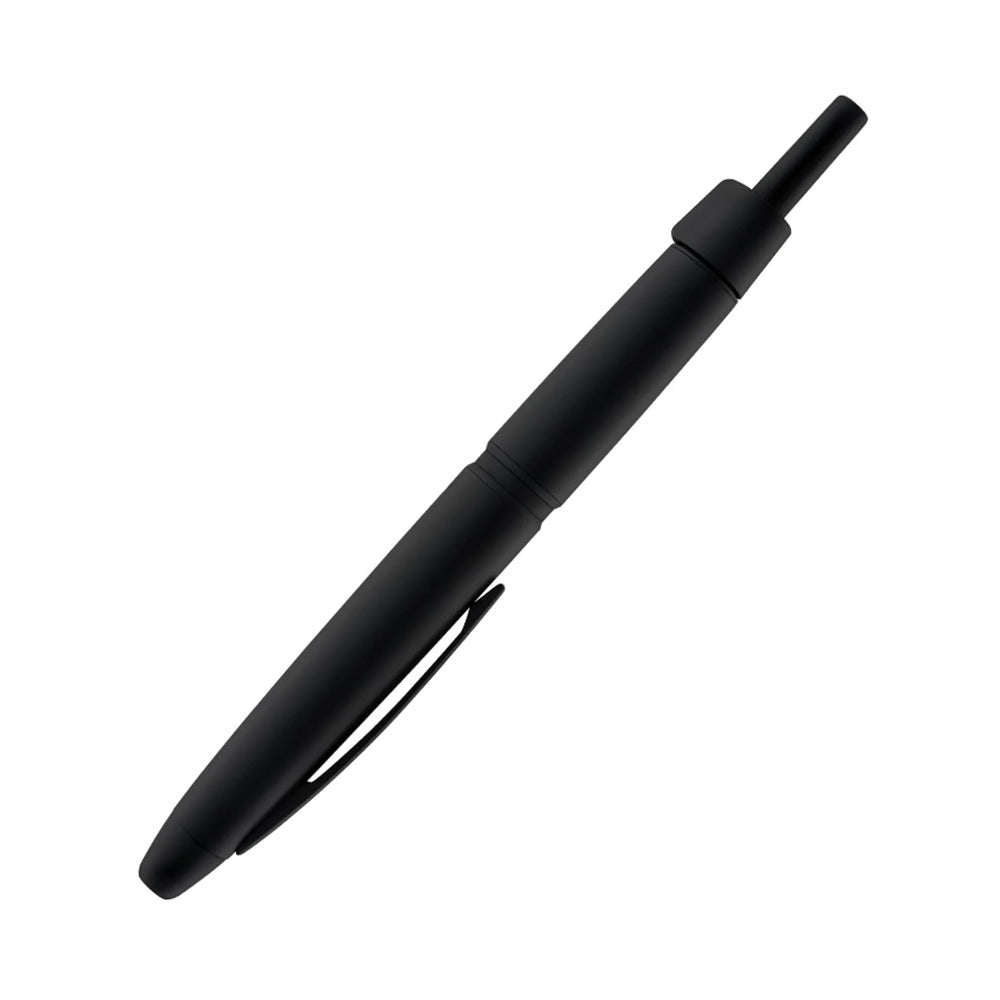 Pilot Capless LS Luxury Rhodium Silver Trim Fountain Pen – 18Kt Gold Rhodium-Plated Nib