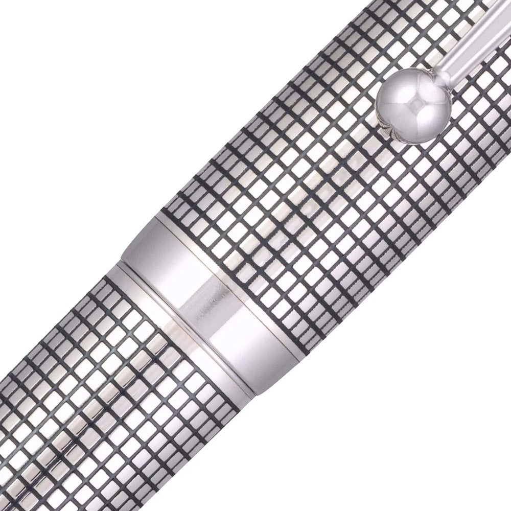 Pilot Silvern Koushi with Silver Trim Fountain Pen – 18Kt Gold Rhodium-Plated Nib