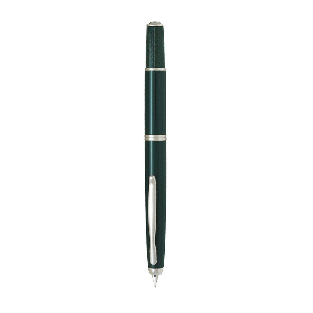 Pilot Capless Fermo Diamond Chrome Trim Fountain Pen – 18Kt Gold Rhodium-Plated Nib