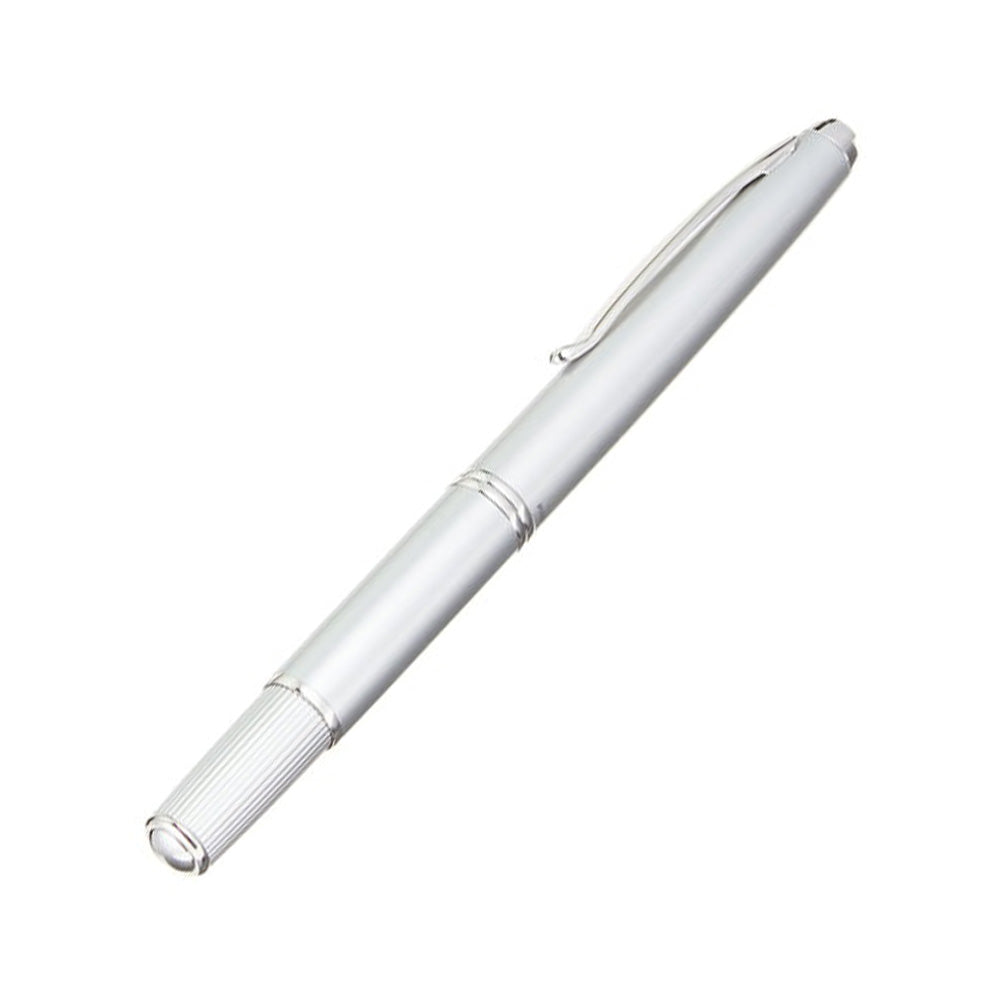 Pilot Capless Fermo Diamond Chrome Trim Fountain Pen – 18Kt Gold Rhodium-Plated Nib