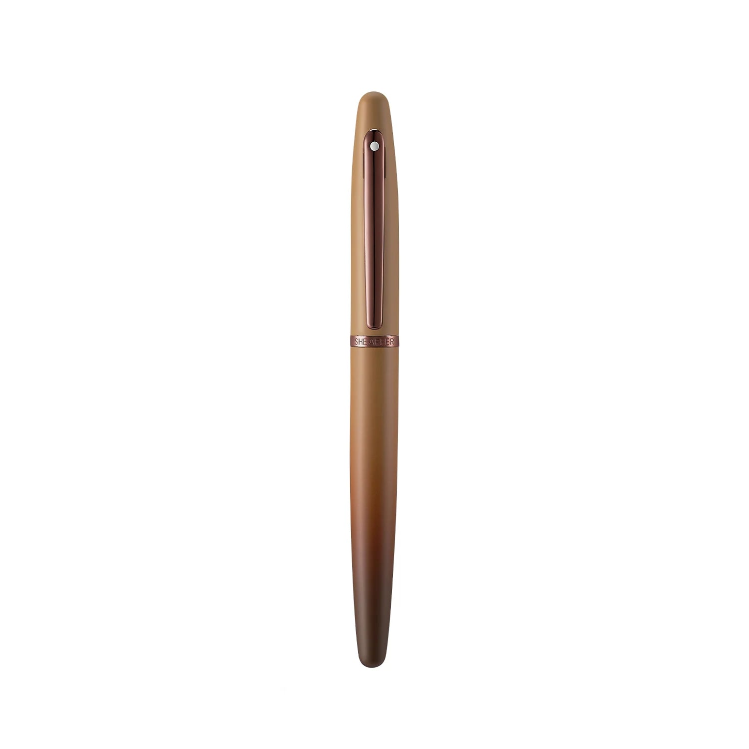 Sheaffer VFM Coffee Edition Matt Brown Fountain Pen with Regal Brown PVD Trims